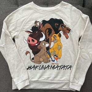 Disney Cream Lion King Hakuna Matata Sweatshirt